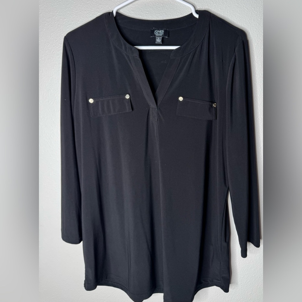 Jones New York Black Blouse
